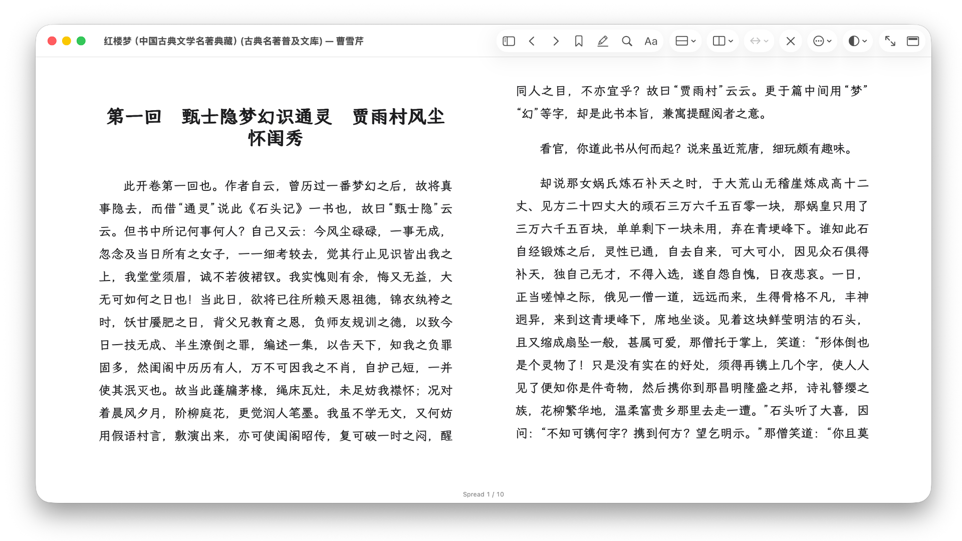 Silverlinger 中文版 macOS 阅读窗口截图